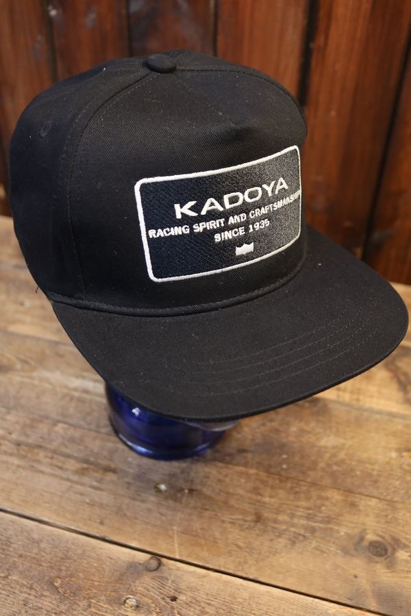 ���ɥ�(KADOYA) ��K'S LEATHER & K'S PRODUCT�ʥ������쥶������ɥ������ץ������ȡ�FABRIC LOGO CAP �ե��֥�å���������åס������ܥ꡼