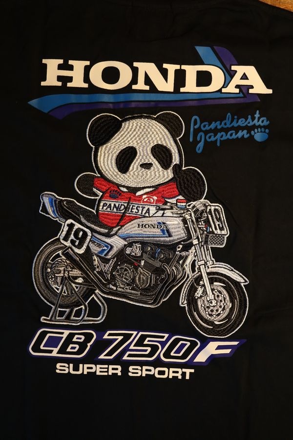 HONDA��PANDIESTA JAPAN���ۥ���ߥѥ�ǥ��������� 526507��CB750F 19RIDER Tee�����ڥ󥵡� �ɽ��ԥ���ġ��֥�å�