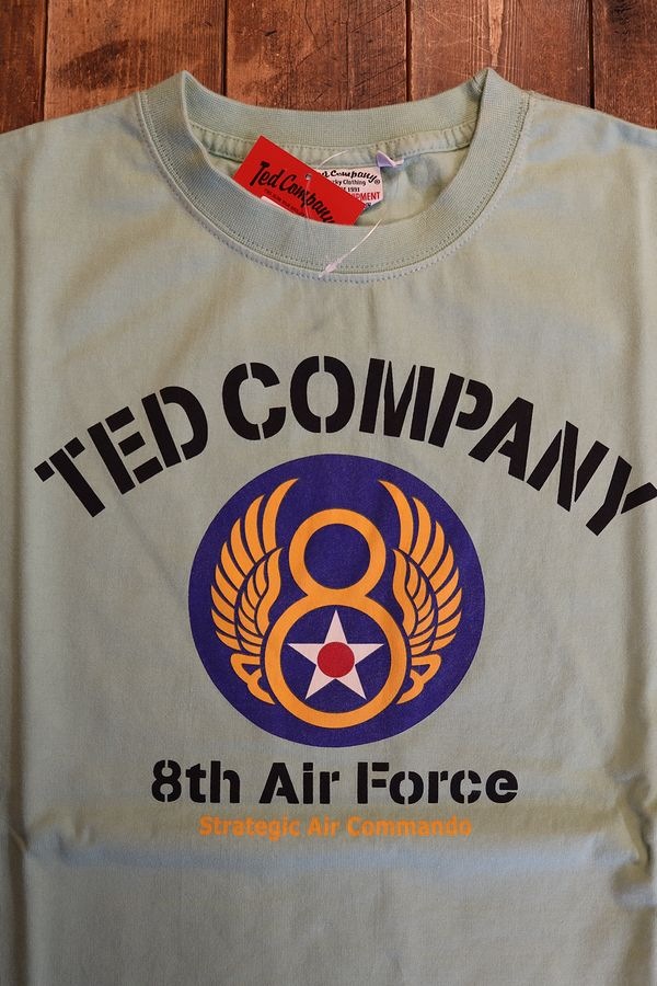 ���վ���TEDMAN���ƥåɥޥ�TDSS-555 8TH AIR FORCE��FLYING DEVIL�١����åȥ�Tee���ԥ���ġ��������