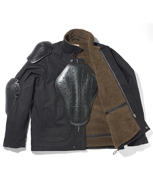 KADOYA(���ɥ�)��K'S LEATHER��K'S PRODUCT��RIDERS DECK JACKET���饤�������ǥå����㥱�åȡ��ɴ���N-1���֥�å�