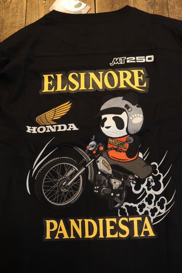 PANDIESTA JAPAN���ѥ�ǥ���������533505 HONDA��PANDIESTA��MT250���륷�Υ�����Tee �֥�å�