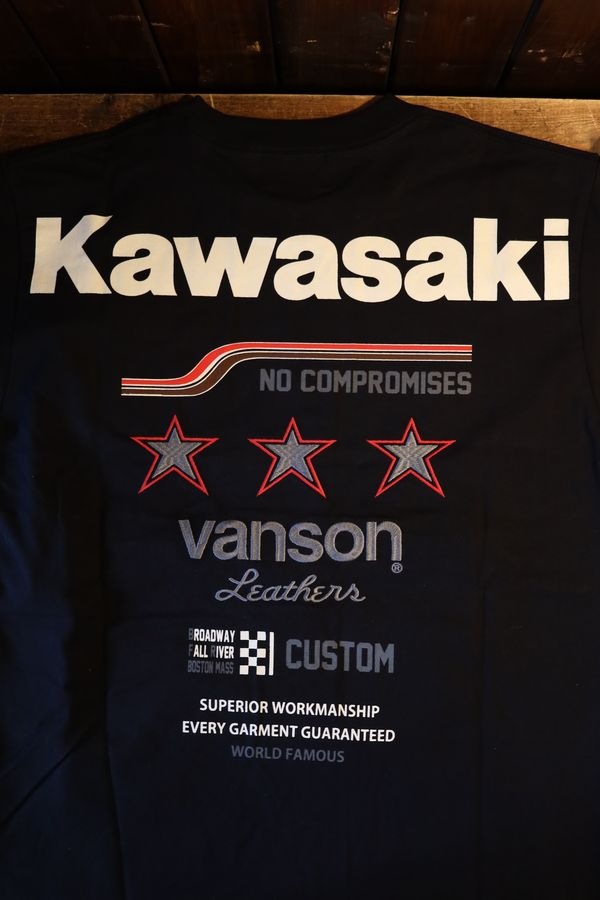 VANSN��KAWASAKI����ܥ졼�����KMV-2601 ŷ��Ⱦµ�ɽ�Tee���쥤��ܡ��饤�󡡥ޥåϡ����꡼���������֥�å�B