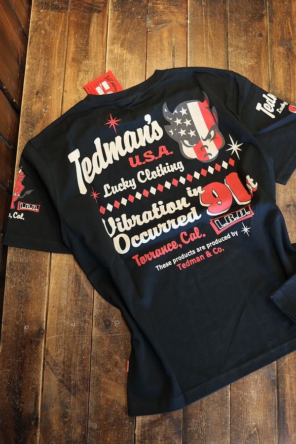 TEDMAN テッドマン エフ商会 tシャツ メンズ 襟付き ポロシャツ TEDMAN（テッドマン） テッドマン半袖ポロシャツ ファイティンデビルス