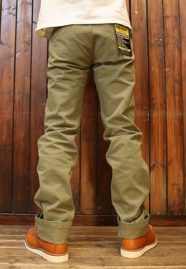 アイアンハートヘリンボーンカーゴパンツ アイアンハートヘリンボーンカーゴパンツ 【IRON HEART / アイアン