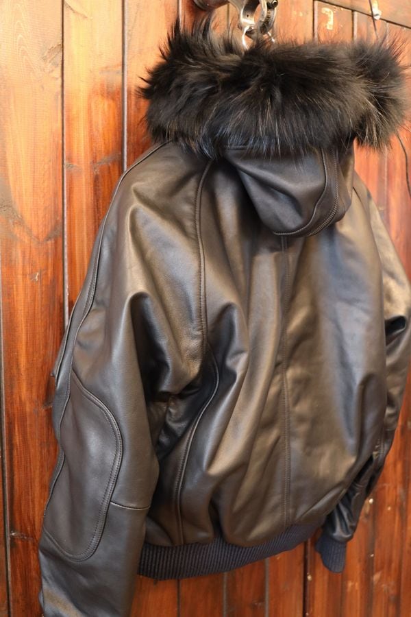 ���ɥ�(KADOYA)��K'S LEATHER&K'S PRODUCT N-2R���ߥ꥿�꡼���쥶���ե饤�ȥ��㥱�å�