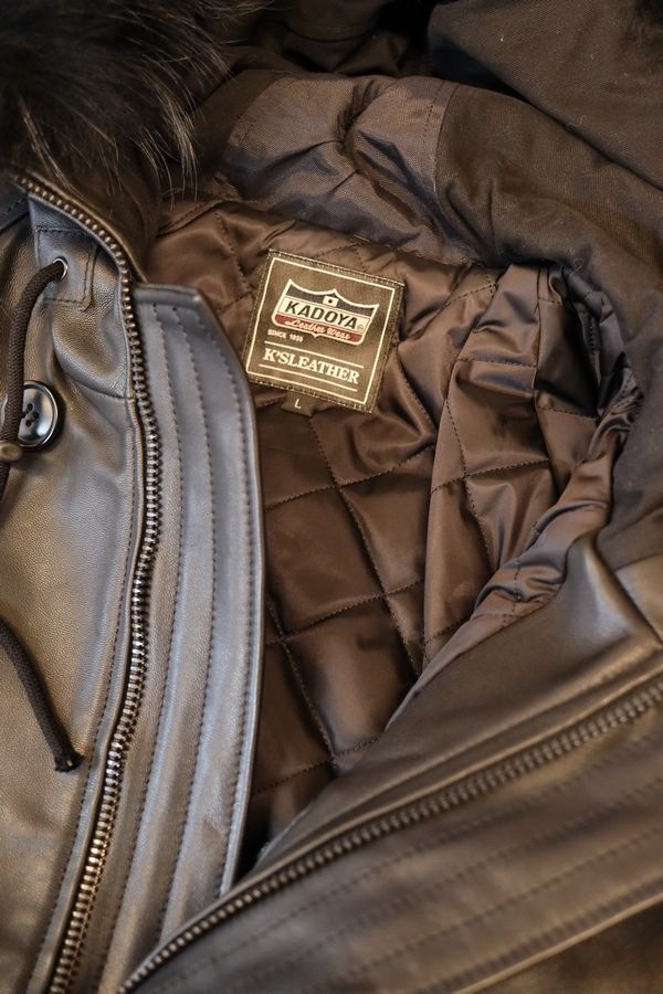 ���ɥ�(KADOYA)��K'S LEATHER&K'S PRODUCT N-2R���ߥ꥿�꡼���쥶���ե饤�ȥ��㥱�å�