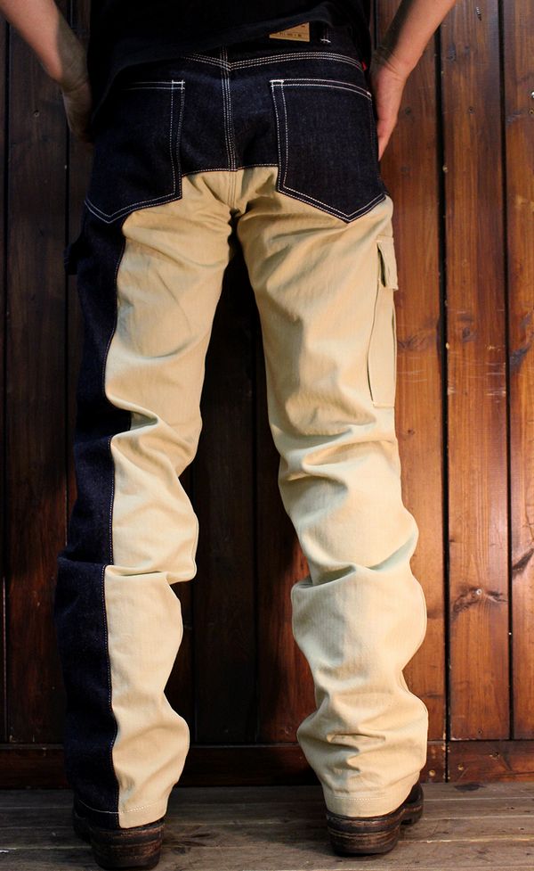 KOJIMA GENES�����祸���󥺥�������������ܥѥ�ġ�RNB-1117 INDIGO/BEIGE