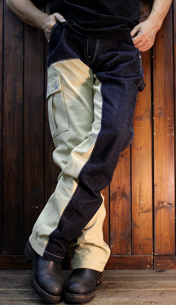 KOJIMA GENES�����祸���󥺥�������������ܥѥ�ġ�RNB-1117 INDIGO/BEIGE