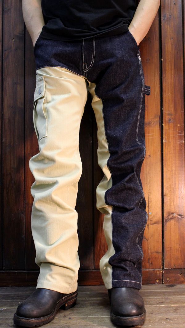 KOJIMA GENES�����祸���󥺥�������������ܥѥ�ġ�RNB-1117 INDIGO/BEIGE