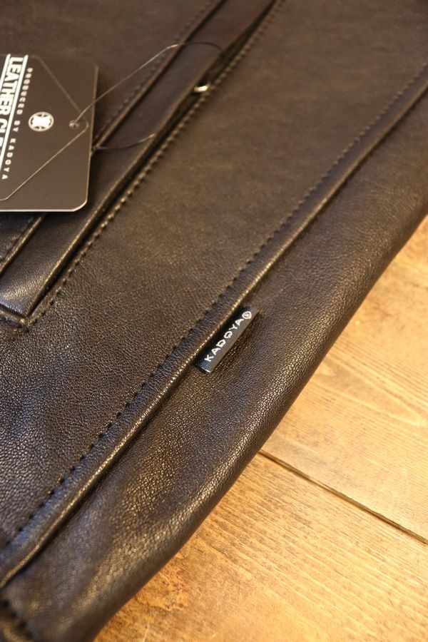 ���ɥ�(KADOYA)��K'S LEATHER&K'S PRODUCT ��L-STADIUM BLOUSON L-����������֥륾�󡡥֥�å���