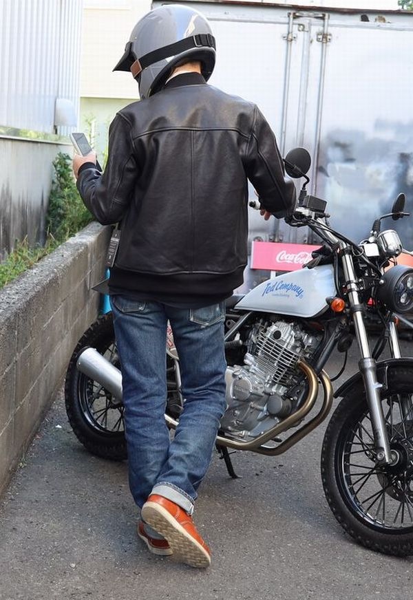 カドヤ(KADOYA) K'S LEATHER&K'S PRODUCT L-STADIUM BLOUSON L