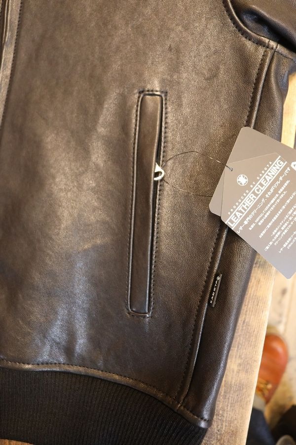 カドヤ(KADOYA) K'S LEATHER&K'S PRODUCT L-STADIUM BLOUSON L