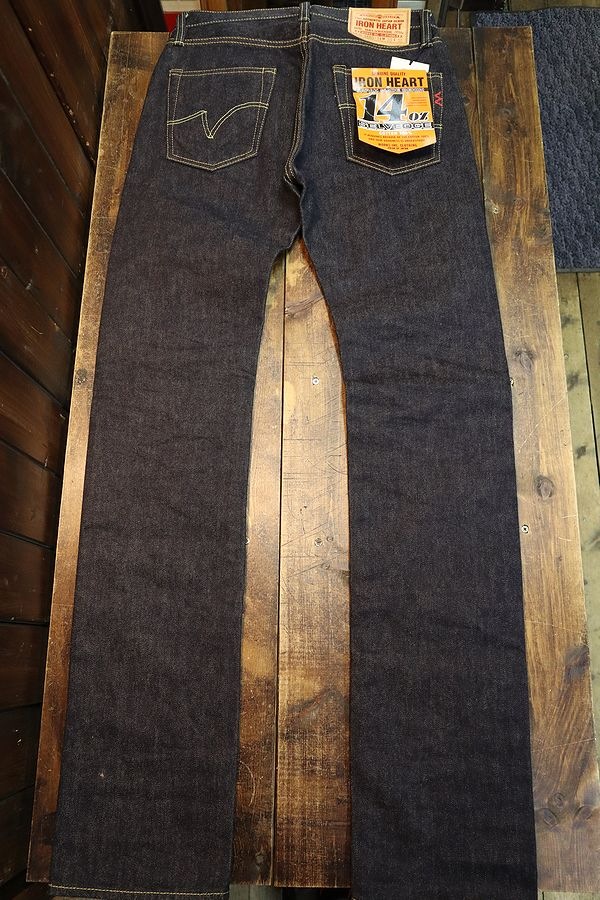 IRON HEART デニムポーチ 14oz 14ozセルビッチ - IRON HEART THE WORKS WEB
