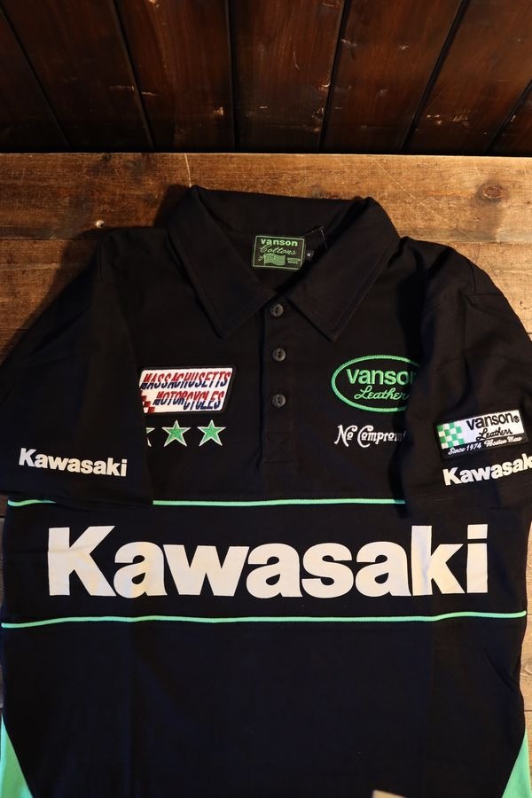 VANSN��KAWASAKI����ܥ졼�����KMV-2604 ŷ��Ⱦµ�ɽ��ݥ����ݥ�����ġ����꡼���������֥�å�