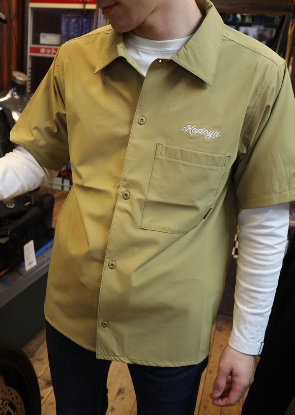 KADOYA�ʥ��ɥ�ˡ�K'S LEATHER&K'S PRODUCT��OPEN NECK SHIRT�������ץ�ͥå�����ġ��ɽ����ڡ�����