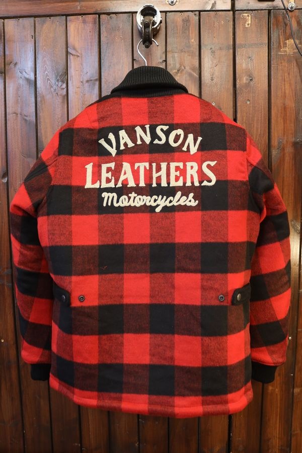 VANSON�Х󥽥�NVJK-2505�����ȥ󥸥㥱�å� ��åɥ����å�����������ɽ����쥶�������դ�