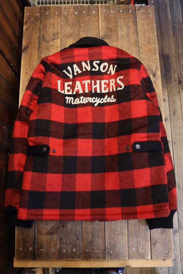 VANSON�Х󥽥�NVJK-2505�����ȥ󥸥㥱�å� ��åɥ����å�����������ɽ����쥶�������դ�