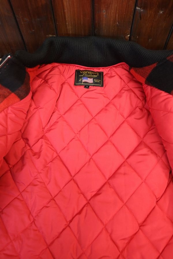 VANSON�Х󥽥�NVJK-2505�����ȥ󥸥㥱�å� ��åɥ����å�����������ɽ����쥶�������դ�