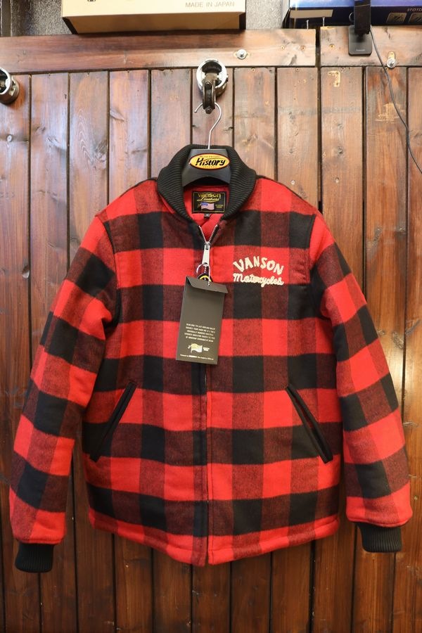 VANSON�Х󥽥�NVJK-2505�����ȥ󥸥㥱�å� ��åɥ����å�����������ɽ����쥶�������դ�