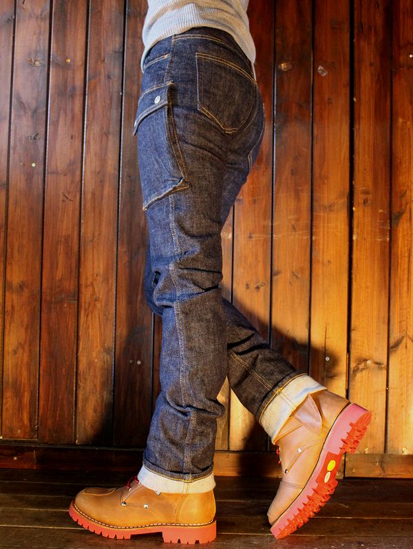 Kojima Genes 児島ジーンズ Rnb 4004 レディース ストレッチデニムカーゴパンツ 児島ジーンズ レディース バイクウエア アメカジhistory