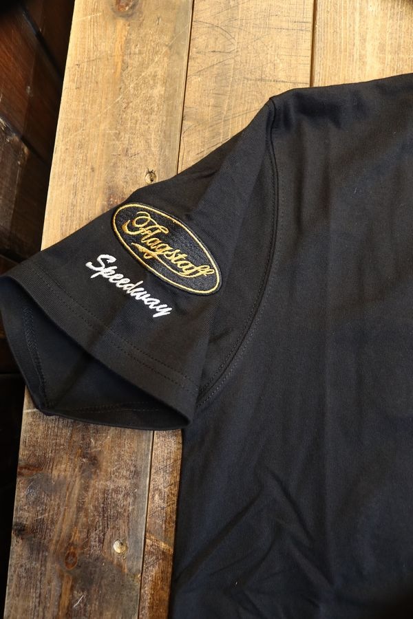 FLAG STAFF���ե�å������åա�Snoopy��442063��ŷ��ȾµTee��SNOOPY MOTORCYCLE Tee���֥�å�