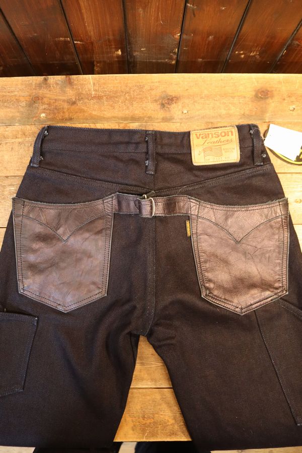 VANSON �Х󥽥�  NVBL-2401 21oz �ڥ��󥿡��ѥ�� �ǥ˥�ѥ�� �쥶���ݥ��å� �إӡ����󥹡�������