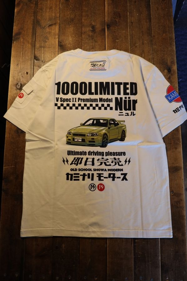 エフ商会 カミナリ KMT-274 ニュルブルクリンクTシャツ 日産 R34 GTR