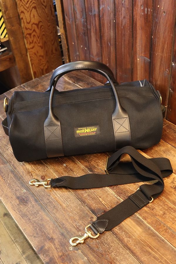IRON HEART アイアンハート IHE24 21oz黒鎧デニムダッフルバッグ IRON HEART,Goods バイクウエア