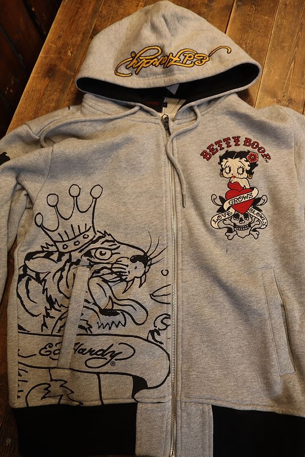 BETTY BOOP��ED HARDY��BED-2502���٥ƥ��ߥ��ɥϡ��ǥ������ɽ���΢�ӥե�Zip�ѡ��������ߥå������졼