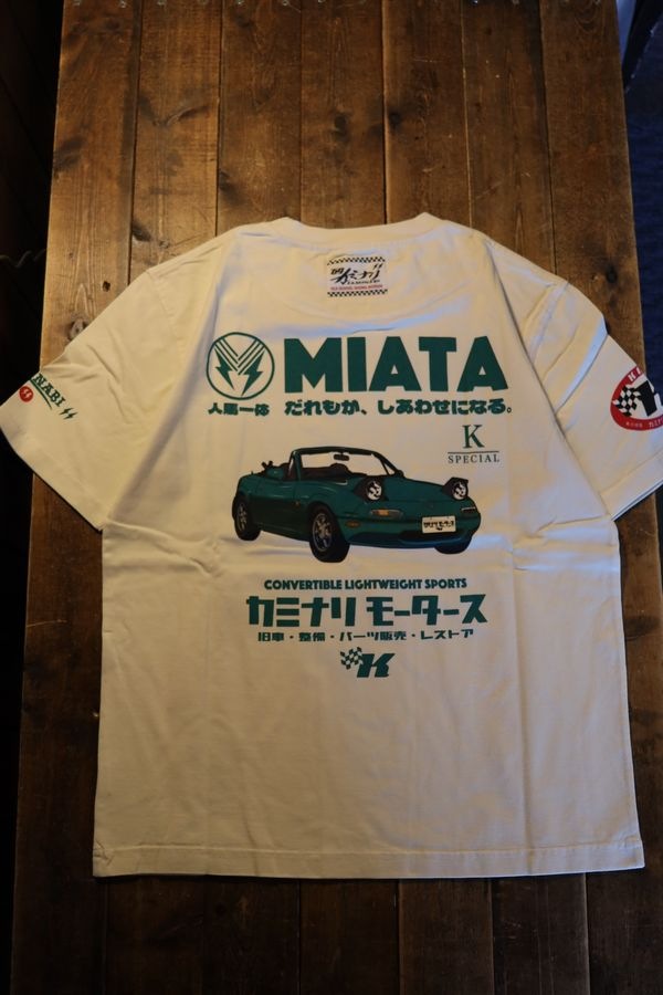 エフ商会 カミナリ KMT-275 MIATA ロードスターTシャツ ユーノス