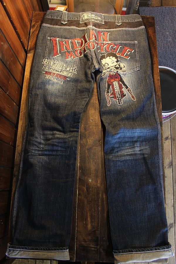 INDIAN MOTOCYCLEBETTY BOOP ǥȥߥ٥ƥ֡ BBI-814ɽǥ˥ѥ INDIGOUSED ùˡ38