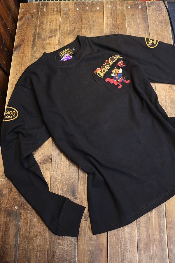 VANSON��Tom and Jerry�����ȥ�ȥ����꡼��TJV-2439��ŷ������Tee�������ѡ��ޥ󡡥֥�å�