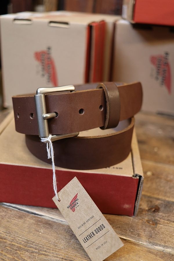 RED WING ��åɥ����� 96550 Red Wing Leather Belt / Amber Pioneer RW�쥶���٥�� / ����С����ѥ����˥�