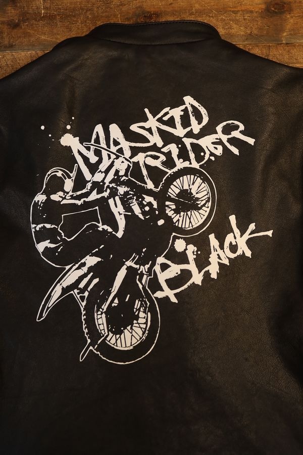 ���ɥ�(KADOYA)��MASKED-R BLACK JKT�����̥饤�������쥶�����㥱�åȡ��饤������