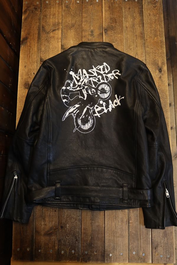 ���ɥ�(KADOYA)��MASKED-R BLACK JKT�����̥饤�������쥶�����㥱�åȡ��饤������