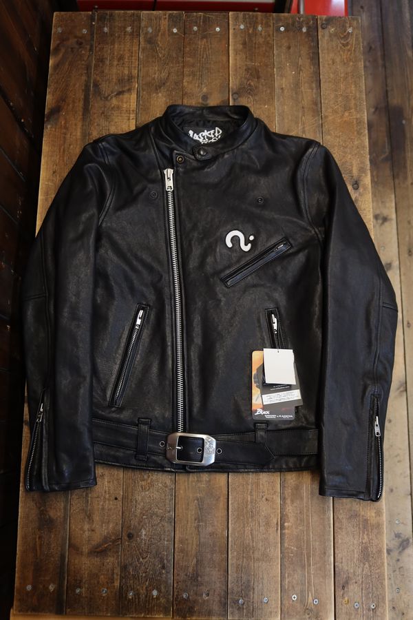 ���ɥ�(KADOYA)��MASKED-R BLACK JKT�����̥饤�������쥶�����㥱�åȡ��饤������