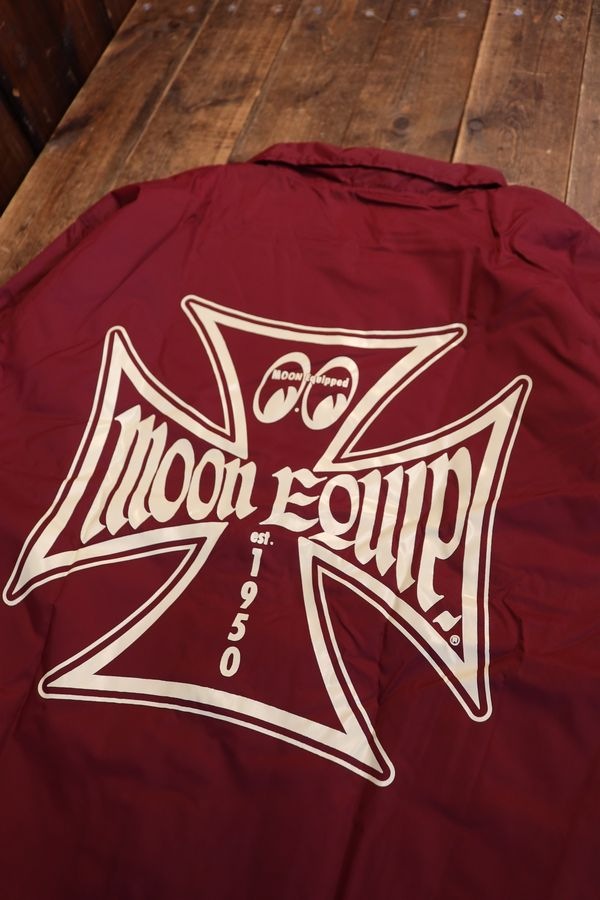 MOONEYES���ࡼ�󥢥�����MQW-043 MOON Equipped Iron Cross ������ ���㥱�åȡ�BURGUNDY