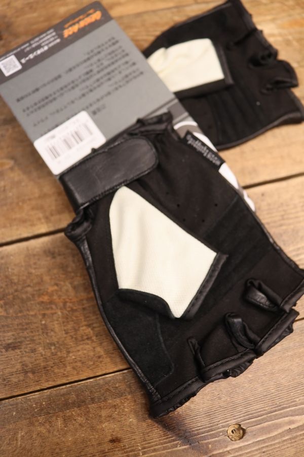 MOONEYES���ࡼ�󥢥�����OMG-034 HALF FINGER GLOVE����������Ⱦ�إ������֡������ܥ꡼