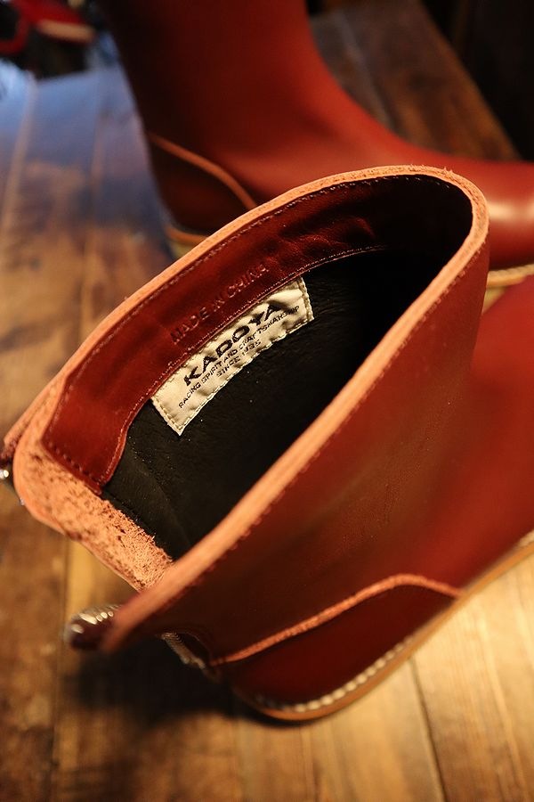 KADOYA:カドヤ　ブーツ:Ash-elefantas / ワイン 革靴 バックジップ ブーツ｜カドヤ公式オンラインショップ｜Ash