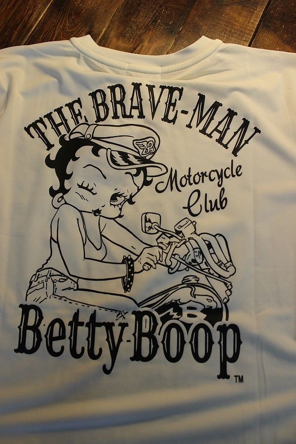 The BRAVE-MAN��BETTY BOOP���٥ƥ� BBB-2107���ɥ饤Tee�����եۥ磻��