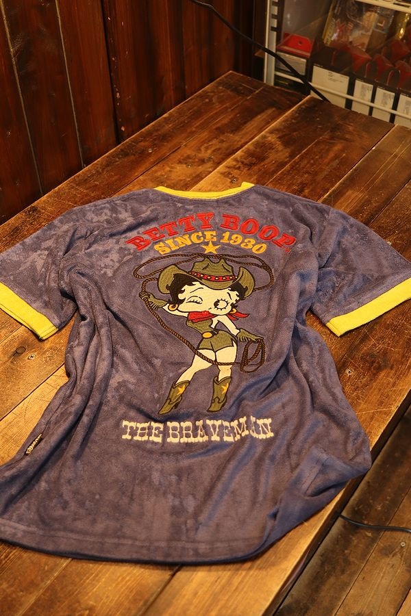 The BRAVE-MAN��BETTY BOOP��BBB-2319 �ѥ������ϡ�ȾµTee���ɽ��ԥ���ġ��֥롼