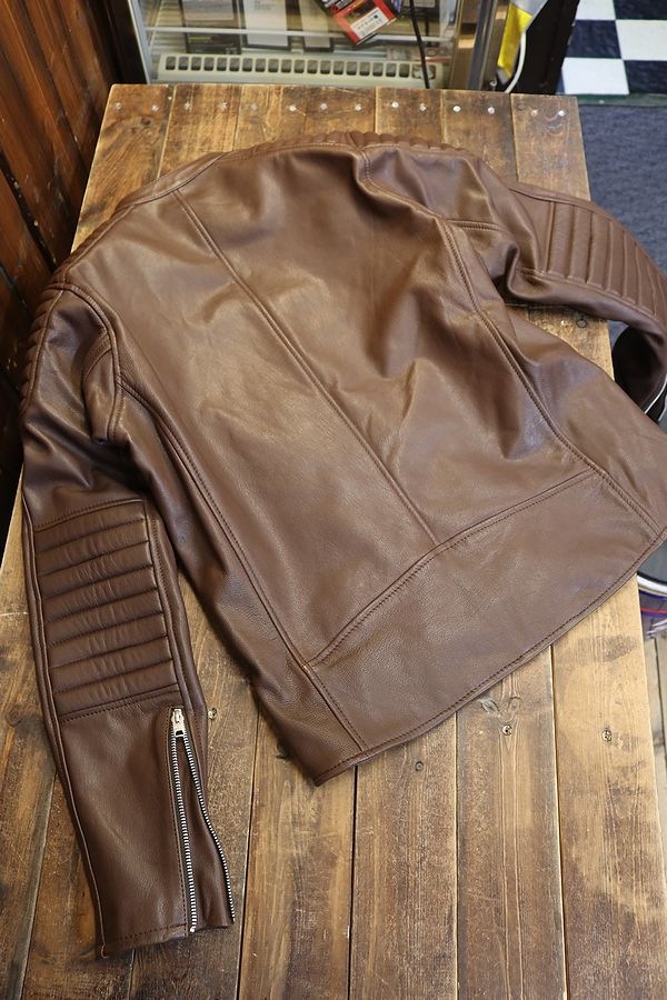 ���ɥ�(KADOYA)��K'S LEATHER&K'S PRODUCT��FENNEL-2���ե���ͥ�-2�����å�������饤������JACKET���֥饦��