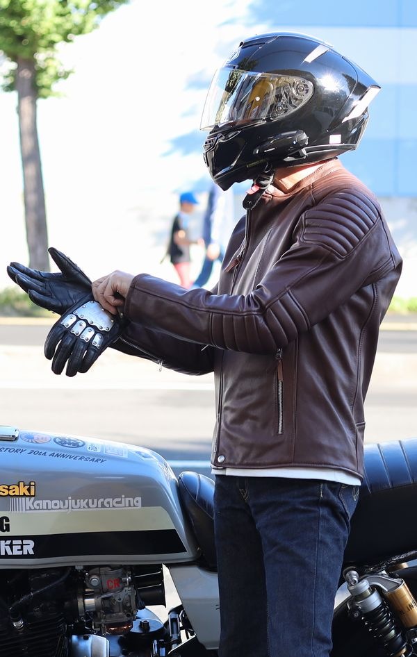 ���ɥ�(KADOYA)��K'S LEATHER&K'S PRODUCT��FENNEL-2���ե���ͥ�-2�����å�������饤������JACKET���֥饦��