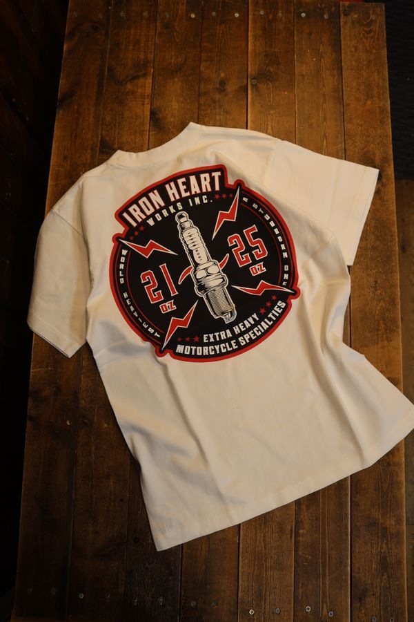 IRON HEART����������ϡ��ȡ�IHT-2503 7.5oz�إӡ��ܥǥ��ץ���T�����(�ץ饰��)���ۥ磻��