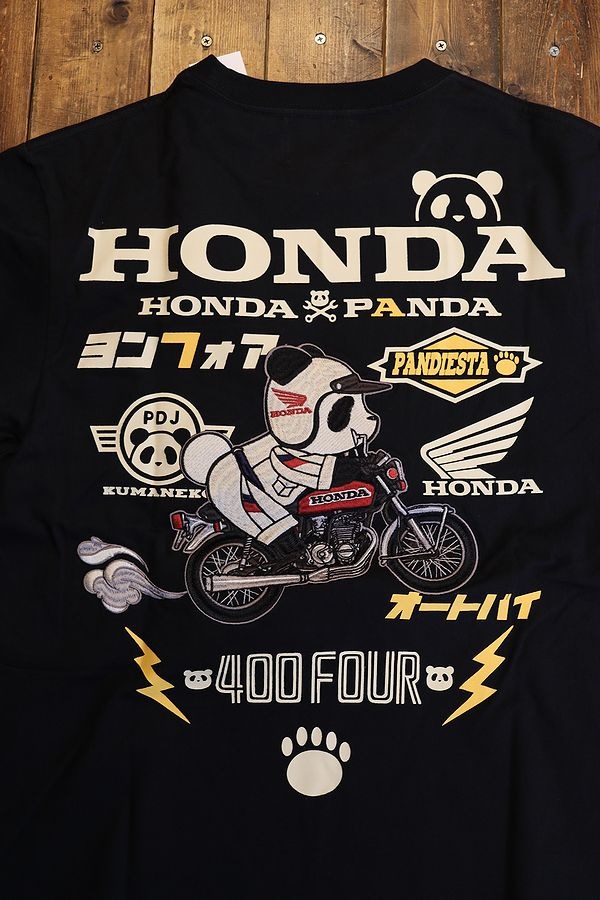 PANDIESTA JAPAN���ѥ�ǥ���������523508 HONDA��PANDIESTA CB400FOUR Tee �ɽ��ԥ���ġ��֥�å�