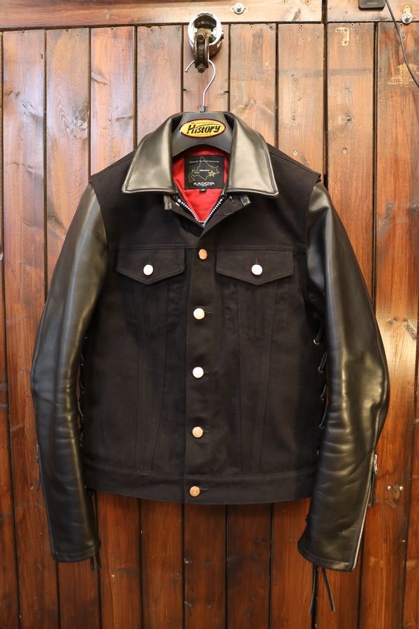 KADOYA(���ɥ�)��K'S LEATHER��K'S PRODUCT��SOLID BIKER VEST ����åɥХ������٥��� �֥�å�