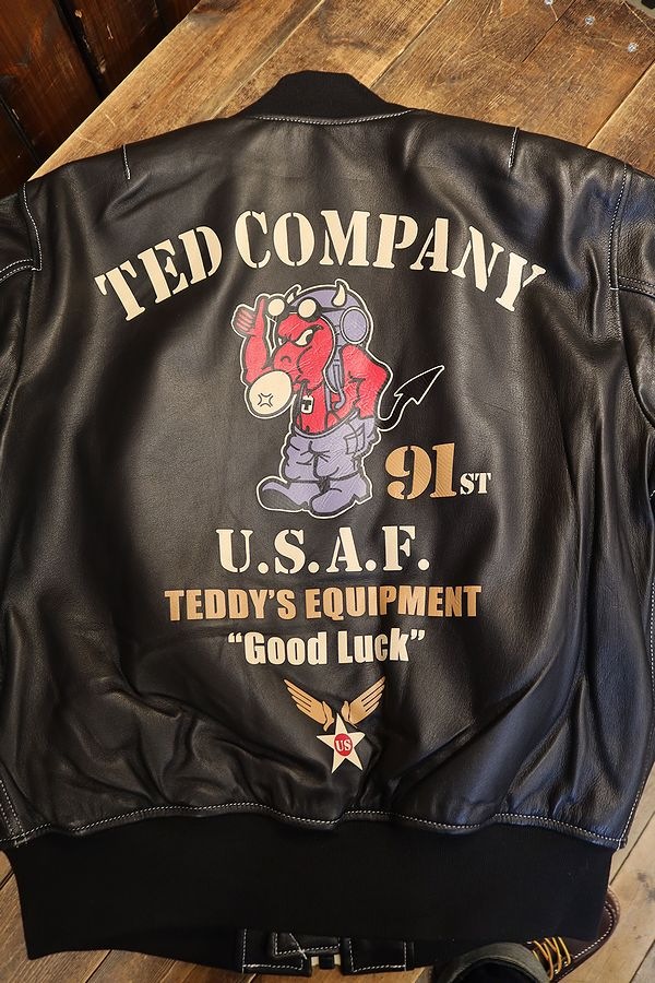 TEDCOMPANY ���վ���TEDMAN�ƥåɥޥ󡡸������䡡TMAL-550 �쥶��MA-1�����쥶�����ץ����