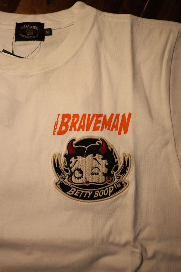 The BRAVE-MAN��BETTY BOOP���٥ƥ��ɽ��ԥ���ġ�BBB-2214 ŷ��ȾµTee�����եۥ磻��