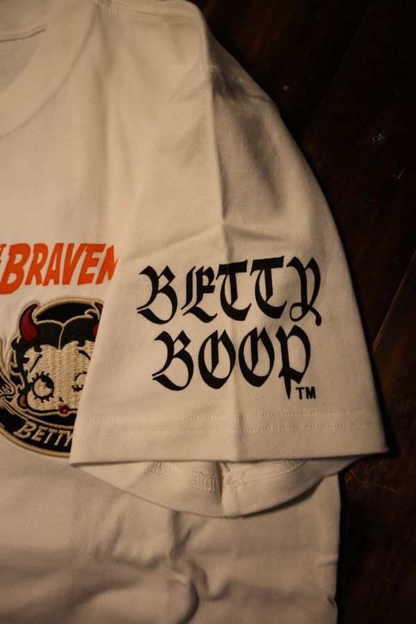 The BRAVE-MAN��BETTY BOOP���٥ƥ��ɽ��ԥ���ġ�BBB-2214 ŷ��ȾµTee�����եۥ磻��