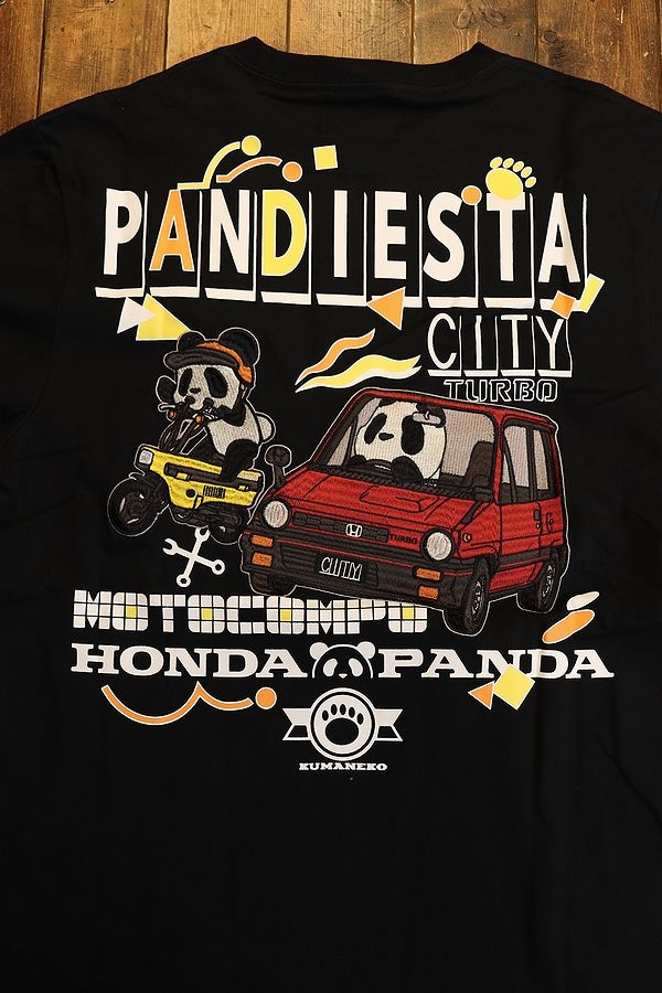 PANDIESTA JAPAN���ѥ�ǥ���������523504 HONDA��PANDIESTA CITY&MOTOCOMPO Tee �ɽ��ԥ���ġ��֥�å�